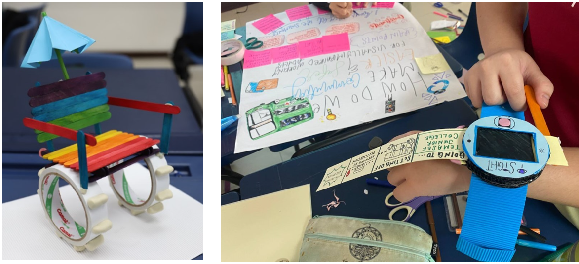 Creative prototypes from Design Thinking Workshop